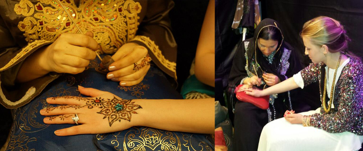 Traditioneel wedding design henna