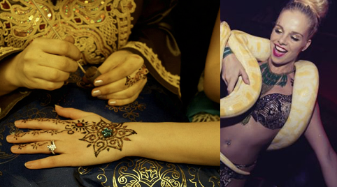 Henna artiest als entertainment voor uw gasten